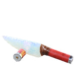 Shotgun Shell Handle Opalite Blade Ornamental Knife #7750     Mountain Man Knife