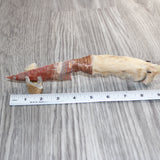 Coyote Foot Handle Stone Blade Ornamental Knife #27468