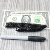 1 Obsidian Ornamental Knife Blade  #704-1  Mountain Man Knife