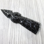 1 Obsidian Ornamental Tomahawk Head  #0050    Axe Hatchet Ax