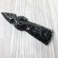 1 Obsidian Ornamental Tomahawk Head  #0050    Axe Hatchet Ax