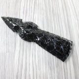 1 Obsidian Ornamental Tomahawk Head  #0050    Axe Hatchet Ax