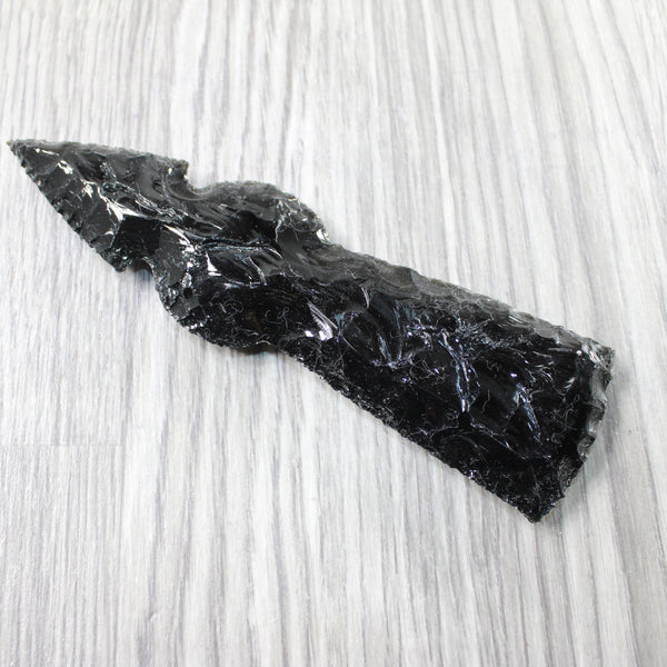 1 Obsidian Ornamental Tomahawk Head  #0050    Axe Hatchet Ax