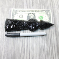 1 Obsidian Ornamental Tomahawk Head  #0050    Axe Hatchet Ax