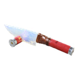 Shotgun Shell Hull Handle Opalite Blade Ornamental Knife #8150     Mountain Man Knife