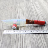 Shotgun Shell Hull Handle Opalite Blade Ornamental Knife #8150     Mountain Man Knife