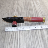Shotgun Shell Hull Handle Obsidian  Blade Ornamental Knife #15869