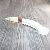 Deer Jaw Handle Bone Blade Ornamental Knife # 31169