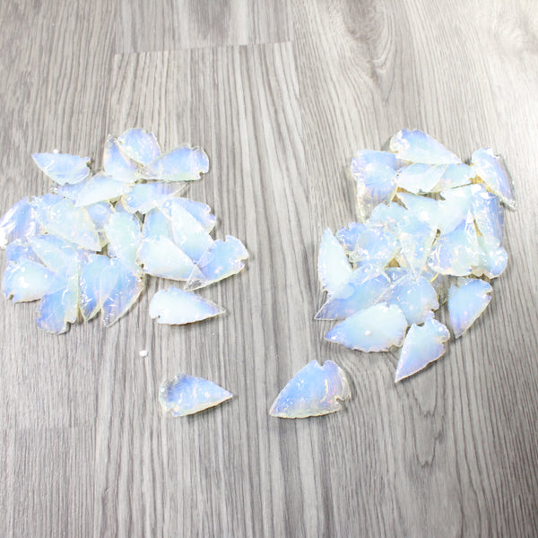 50 Large Opalite Ornamental Arrowheads  #925n    Arrowhead