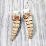 Rattlesnake Rattle Earrings  #4350  Mountain Man Earrings