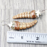 Rattlesnake Rattle Earrings  #4350  Mountain Man Earrings