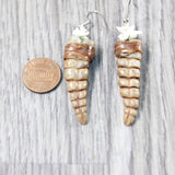 Rattlesnake Rattle Earrings  #4350  Mountain Man Earrings