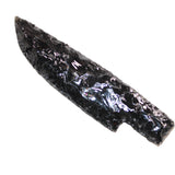 1 Obsidian Ornamental Knife Blade  # 669