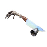 Turkey Foot Handle Opalite Blade Ornamental Knife #7450     Mountain Man Knife