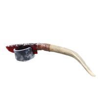 Deer Antler Handle Glass Blade Ornamental Knife #294-1 Mountain Man Knife z