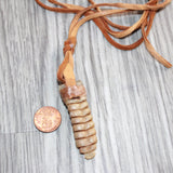 Large Rattlesnake Rattle  Necklace  # 25369