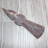 1 Stone Ornamental Tomahawk Head #069       Agate Jasper Ax Axe Hatchet