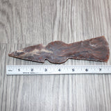 1 Stone Ornamental Tomahawk Head #069       Agate Jasper Ax Axe Hatchet