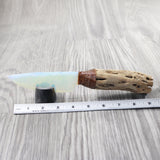 Cholla Cactua Wood Handle Opalite Blade Ornamental Knife #8650     Mountain Man Knife