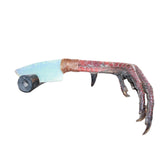 Turkey Foot Handle Opalite Blade Ornamental Knife # 26369