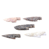5 Stone Ornamental Knife Blades  #544-2  Mountain Man Knife