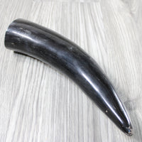 1 Polished Cow Horn #144-2 Natural Colored