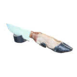 Deer Foot Handle Opalite Blade Ornamental Knife #24269