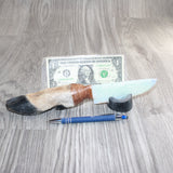 Deer Foot Handle Opalite Blade Ornamental Knife #24269