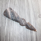 1 Stone Ornamental Tomahawk Head #469       Agate Jasper Ax Axe Hatchet