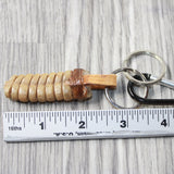 Rattlesnake Rattle Key Ring   #6850       Mountain Man Key Chain