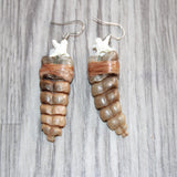Rattlesnake Rattle Earrings  # 25269