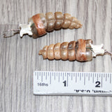 Rattlesnake Rattle Earrings  # 25269