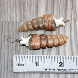 Rattlesnake Rattle Earrings  # 25269