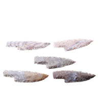 5 Stone Ornamental Knife Blades  #864-2  Mountain Man Knife