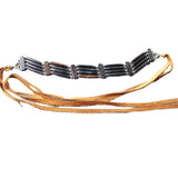 1 Bone Hairpipe Bead Choker  #3850        Mountain Man Jewelry