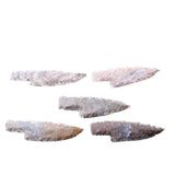 5 Stone Ornamental Knife Blades  #864-2  Mountain Man Knife