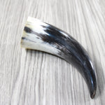 1 Small Polished Cow Horn #294-2 Natural Colored