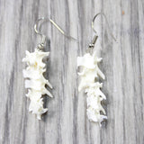 Rattlesnake Vertebrae  Earrings  #6050   Mountain Man Earrings