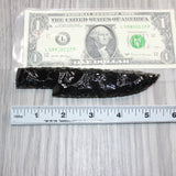 1 Obsidian Ornamental Knife Blade  #469