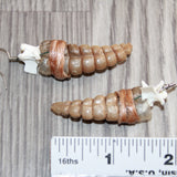Rattlesnake Rattle Earrings  #25169