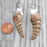 Rattlesnake Rattle Earrings  #25169