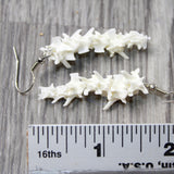 Rattlesnake Vertebrae  Earrings  #6150   Mountain Man Earrings