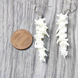 Rattlesnake Vertebrae  Earrings  #6150   Mountain Man Earrings