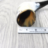 1 Small Polished Cow Horn #315n Natural Colored