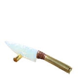 50 Cal Handle Opalite Blade Ornamental Knife #815n     Mountain Man Knife