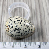 1 Dalmatian Egg  140 Grams #024-1 Gemstone Egg