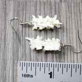 Rattlesnake Vertebrae  Earrings  #615n   Mountain Man Earrings