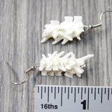 Rattlesnake Vertebrae  Earrings  #615n   Mountain Man Earrings