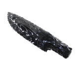1 Obsidian Ornamental Knife Blade  #545n    Mountain Man Knife