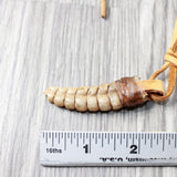 Very Large Rattlesnake Rattle  Necklace  #645n    Mountain Man Necklace